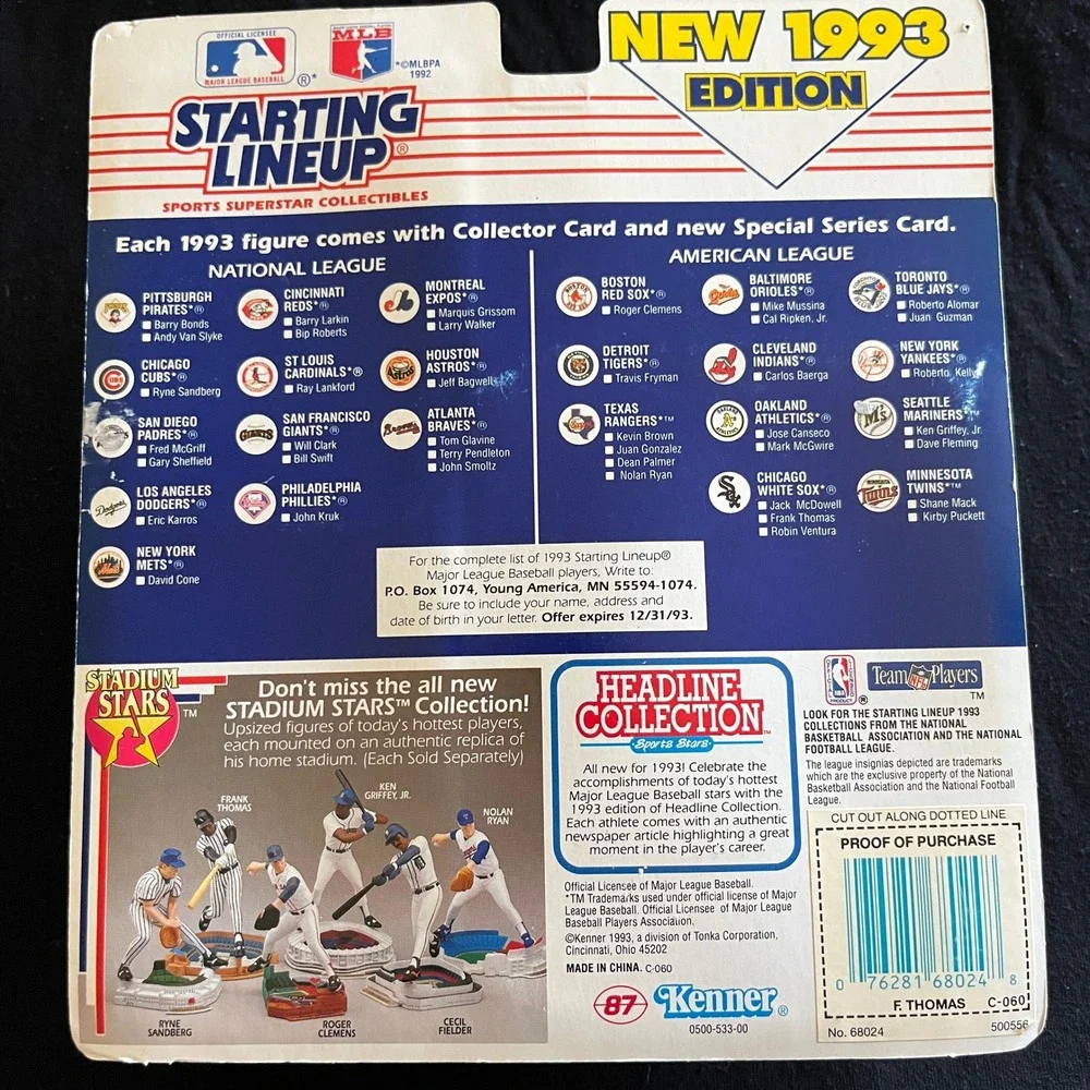 Kenner starting lineup